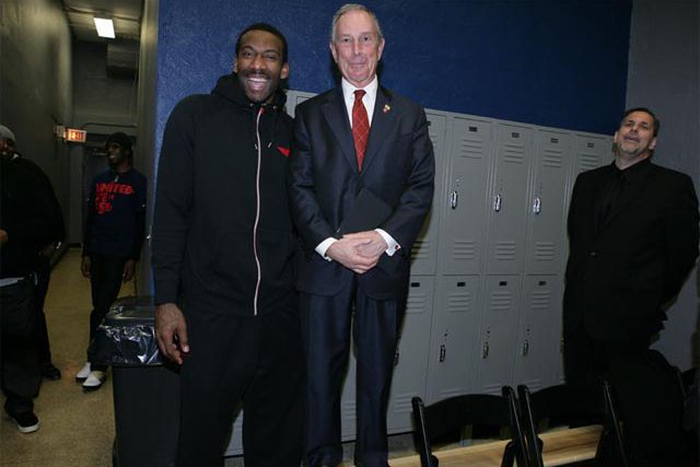 Amare Stoudemire, the Knicks' nearly $100-million man, and billionaire Mayor Bloomberg